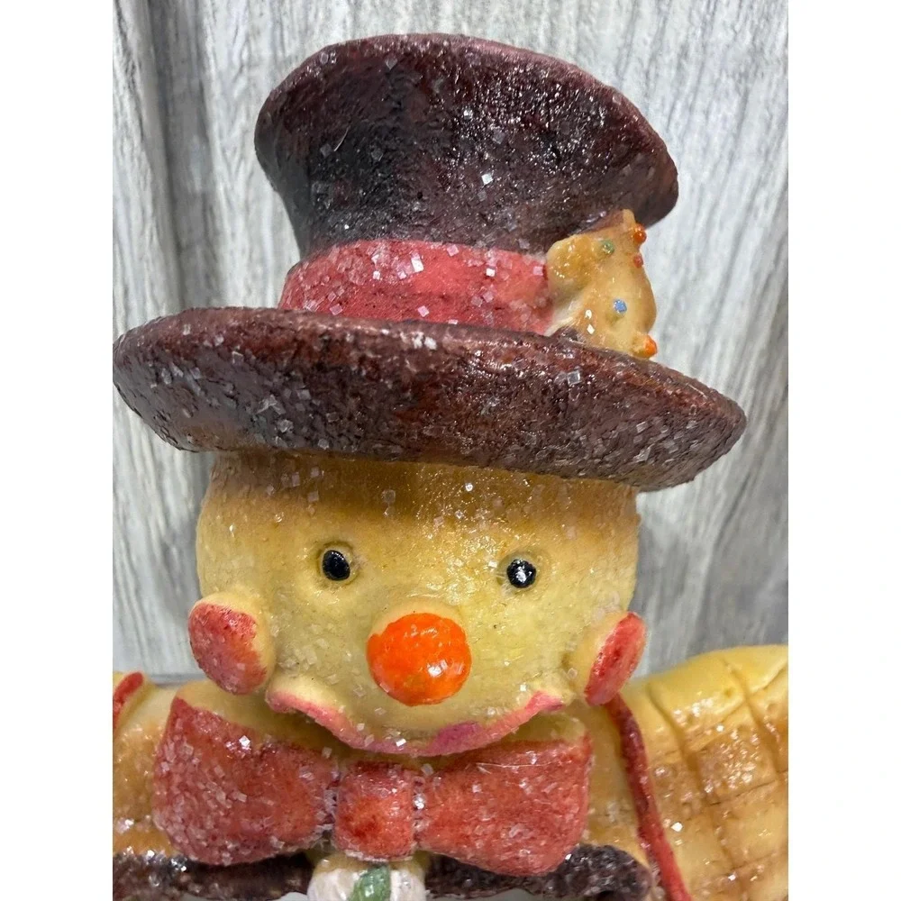 Treasured Times Gingerbread Man Picture Frame Holiday Christmas Decor 2.5x3.5